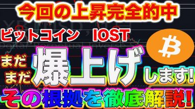 【止まらないビットコイン】このままBTC最高値更新!?爆益出したい方すぐに視聴してください!【仮想通貨】【IOST】