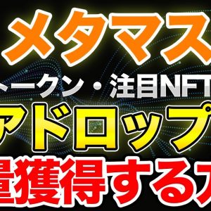 【タダ】メタマスク独自トークンや注目NFTをごっそり入手する方法(メタマスク複製方法)