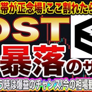 【IOST大暴落秒読み!】ホントにヤバい!ここを耐えれなければ一気に奈落へ!これからの動きをプロトレーダーが完全的中させます!【仮想通貨】