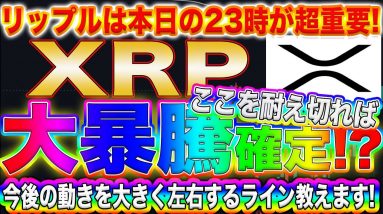 【本日23時XRPが大きく動く!】リップル長い調整は終了!!爆上がり目前サイン点灯!!プロトレーダーがこれからの値動きを完全的中させます!【仮想通貨】