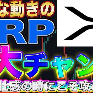 【今こそ爆益チャンス!】リップルは今が超重要局面!ここ耐えきれればこのまま爆上がりします!【仮想通貨】