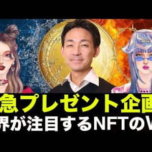 緊急プレゼント企画！世界が注目するNFTのホワイトリスト！