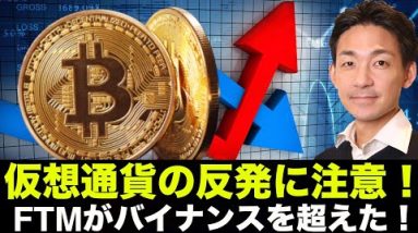 仮想通貨の反発にはまだ要注意！FTMがバイナンス超え！