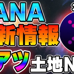 【XANA】土地NFTの最新情報あり！IDOに参加できなくても爆益な理由を教えます。