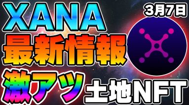 【XANA】土地NFTの最新情報あり！IDOに参加できなくても爆益な理由を教えます。