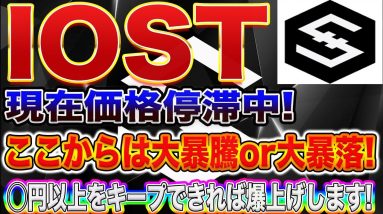 【IOST大暴落寸前!?】IOSTこのラインを守り切れば爆上げ必至!超重要ラインをプロトレーダーが徹底解説します!【仮想通貨】