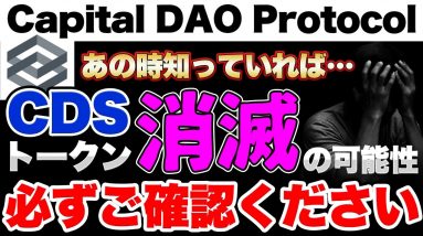 【注意】知らないと大変な事態に…キャピタルダオの購入方法と注意事項について【Capital DAO】【CDS】※送金には余裕を持って0.01ETH以上推奨