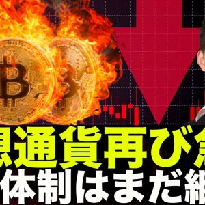 仮想通貨・ビットコインは再び暴落！臨戦体制は継続。