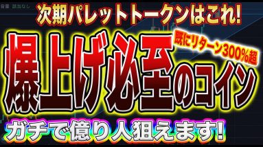 【次期パレットトークン候補】爆益出すならやっぱりこのコイン!今後の動き、ステーキング、買い方徹底解説します!【仮想通貨】【PLT】