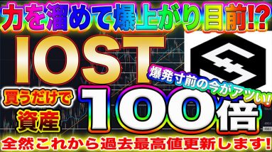 【ぶち上がる前に見てください】IOST爆発寸前!今買っておけば億り人になれます!