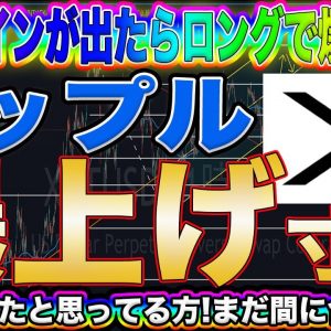 【XRP大暴騰前の前兆】このまま過去最高値更新!?この動きをしたらロングだけで億り人です!【仮想通貨】