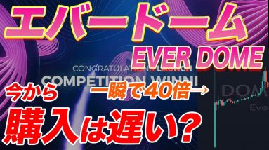 【遂に上場】メタバース銘柄筆頭『EVERDOME』遂にOKXに上場へ!!今後の見解・購入の仕方をこの動画で解説します!【仮想通貨】【メタバース】