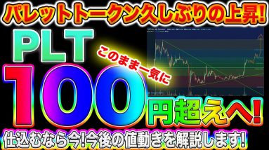 【パレットトークン】PLT次の目標値は81円!今は完全に仕込み時です!今後の値動き徹底解説!【仮想通貨】