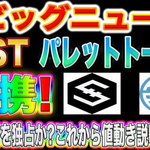 【NFT市場独占?】パレットトークンとIOSTの2大巨塔がまさかの提携へ!これからのビッグウェーブに乗り遅れないでください!【仮想通貨】