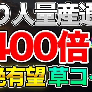 【400倍コイン】億超えを狙える仮想通貨を紹介 超絶有望な草コイン【PLT超え】