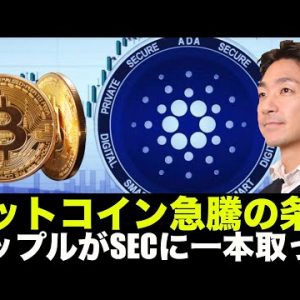 ビットコイン急騰の条件とは！？リップルがSECに一本あり！