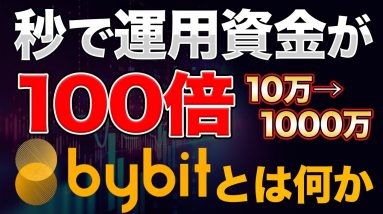 【ByBit】暴落しても大勝ち出来るByBitとは 1万円でも100万円分の仮想通貨がえるByBitの登録方法について リスクヘッジのやり方と稼ぎ方とは