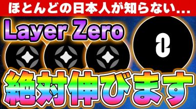 本当は教えたくない...今年絶対に伸びるプロジェクト！【Layer Zero】