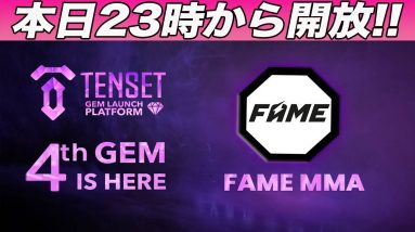 【GEM4情報解禁!!】遂にTENSET『TGLP』の次のトークンの情報解禁!!これはエバードーム超え間違いなし!?23時から250枠も開放!!【仮想通貨】【10SET】