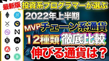 【最新版】 2022年度注目のチェーン系通貨12種類を徹底比較！投資系プログラマー対談【前編】