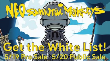 【フロア価格16倍】今大注目NFT『Neo Samurai Monkeys』のホワイトリスト枠をエアドロップします!!【仮想通貨】【NFT】