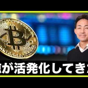 鯨がビットコイン取引を活発化！