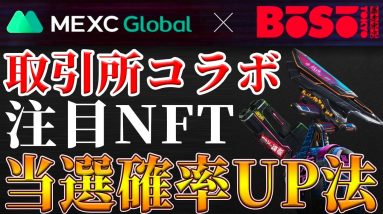 【NFT250枠】注目NFTの暴走東京がMEXCとコラボ！250枠の当選確率を上げる方法【BOSO Tokyo】