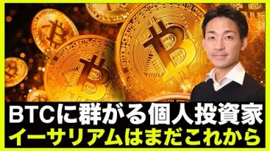 ビットコインに個人投資家が群がる。イーサリアムはこれから。