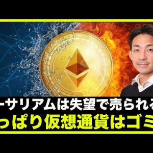 イーサリアムは失望で売られる？仮想通貨はやっぱりゴミ⁉️