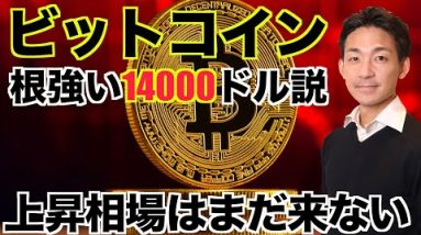 ビットコインは14000ドルまで下落？仮想通貨の上昇相場は遠い。