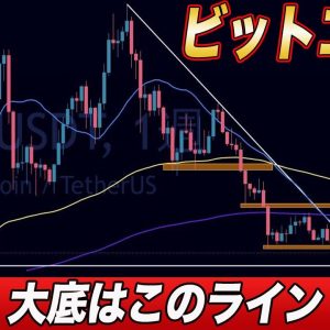 FTXショック後、遂に週足確定!!ビットコインの大底はここです。【仮想通貨】【BTC】