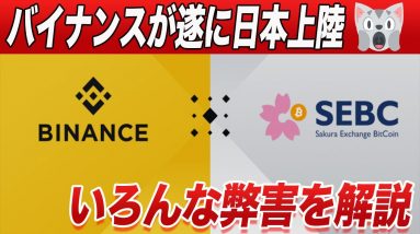 【緊急速報】仮想通貨保有者全員要注意!!これから起こり得る弊害を徹底解説します。【仮想通貨】【バイナンス】