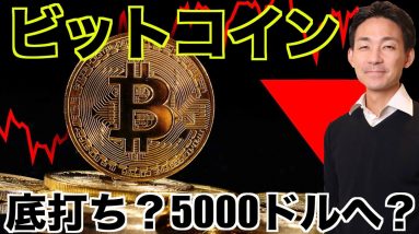 ビットコインに底打ちの可能性？5000ドル予測も⁉️