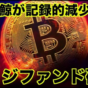 ビットコイン鯨が記録的減少。ファンドが閉鎖へ。