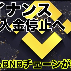 バイナンスがドル入金を停止！今年もBNBチェーンが熱い？