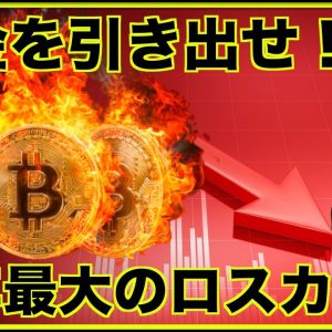 仮想通貨の負の連鎖は続く？今年最大のロスカット！