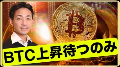 ビットコインの大幅下落はない。上昇を待つのみ。