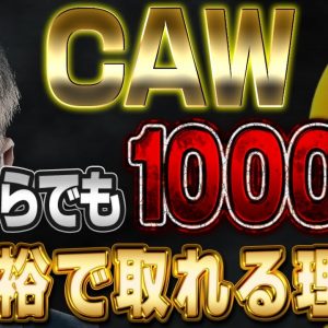【CAW】今から1000倍取れる理由、期待値調査報告【魔界コイン】