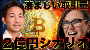 ビットコインは２億円の可能性高まる！ETFで凄まじい取引量を記録！