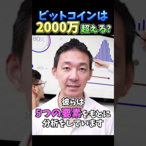 ビットコインは2024年に2000万円を超える？ #仮想通貨 #暗号資産 #投資