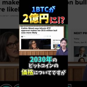 ビットコインは2030年に2億円まで上昇する？ #仮想通貨 #暗号資産 #投資