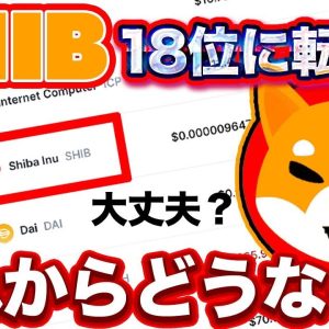 【SHIB】シバコイン18位転落…でもエアドロップで爆上げ？