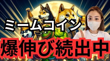 ビットコイン5月末は要警戒？ミームコイン爆上げ続出中！！！