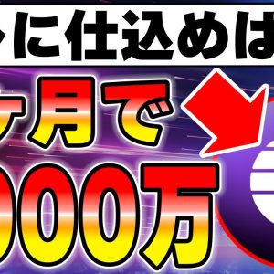 現実的に2ヶ月後に1000万円を狙える仮想通貨を解説します