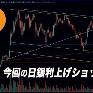 『BTC2万ドルまで下落の可能性あり?!』今回の日銀利上げ金融ショックを解説します。『ビットコイン』『仮想通貨』