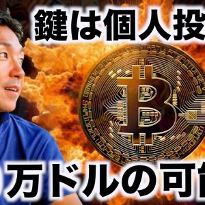 仮想通貨の上昇は個人投資家が鍵。来年には20万ドルへ！