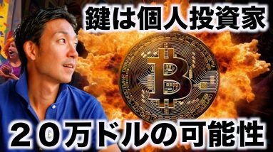 仮想通貨の上昇は個人投資家が鍵。来年には20万ドルへ！