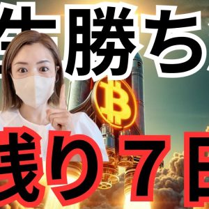 ビットコイン超強気の反撃が７日後にくる！日本暗雲...年収は増えません！資産増やす事考えよう