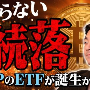 仮想通貨の急落が止まらない。XRPのETF誕生か！