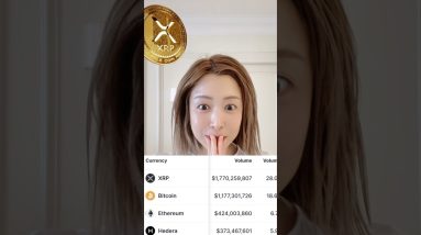 コインベースの日間取引高、XRPがビットコインを上回る！#ビットコイン #仮想通貨 #暗号資産